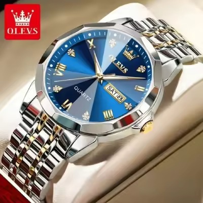 OLEVS Stainless Steel Watch for Men – Model 9931, Elegant & Robust