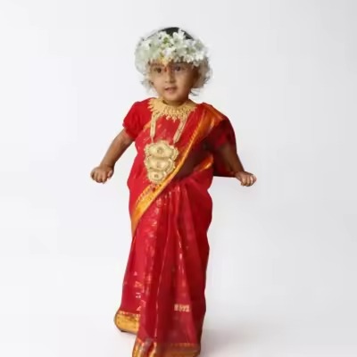 Baby Saree for Children Fashionable 7 Haat Design