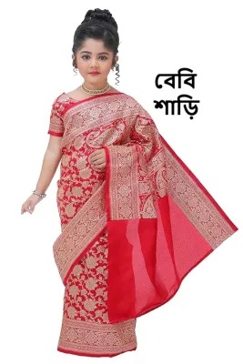 cotton baby saree for 5/6 years